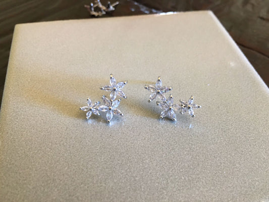 3 Star Earrings