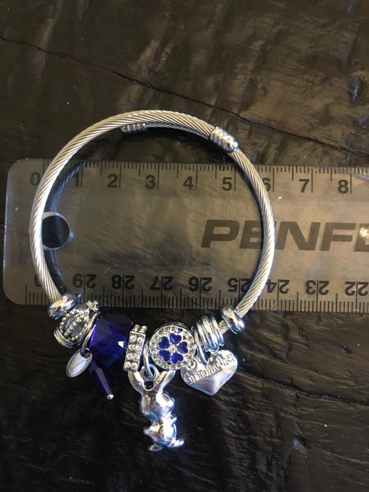 Blue Bunny Bracelet