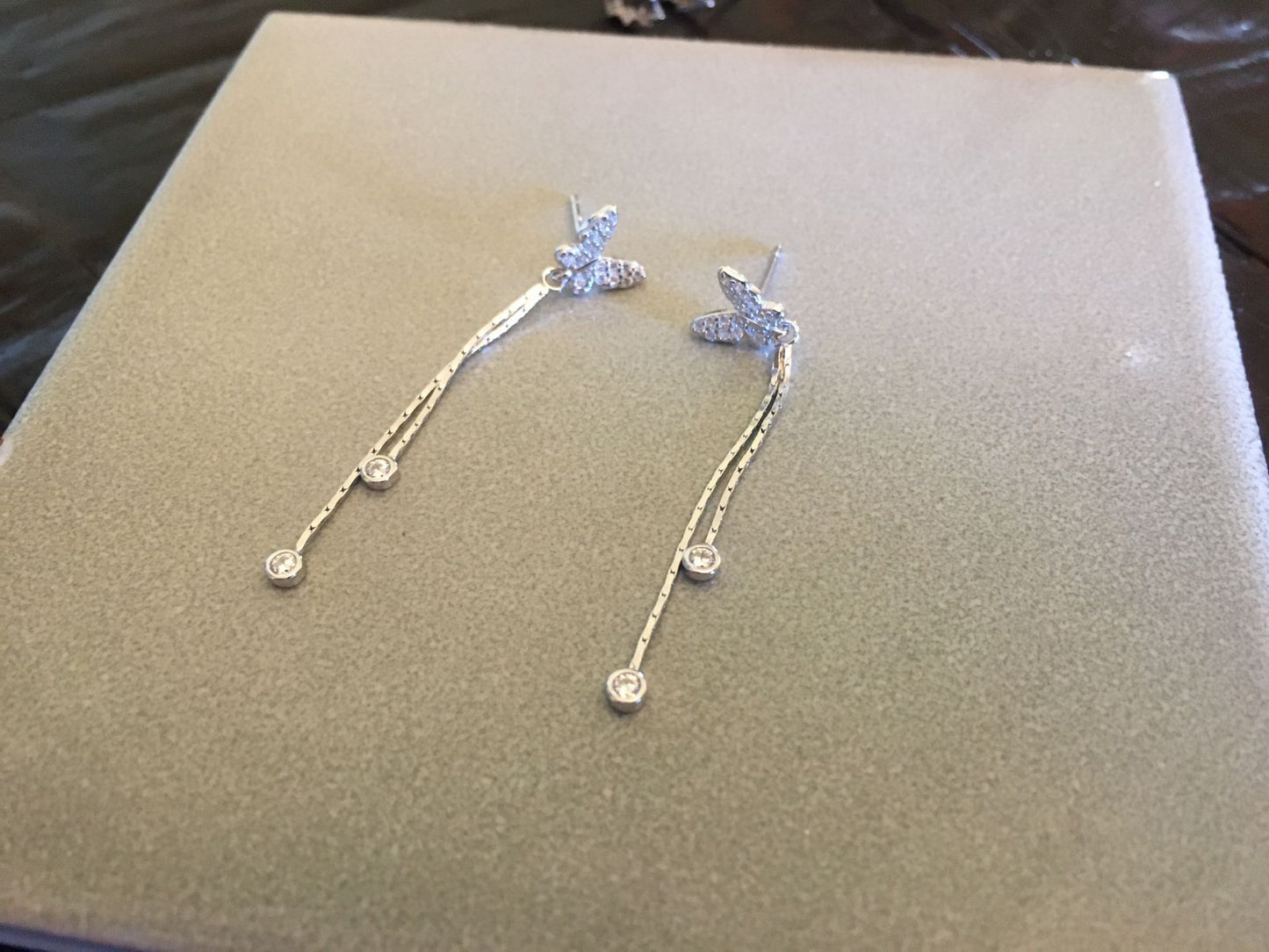 Butterfly String Earrings