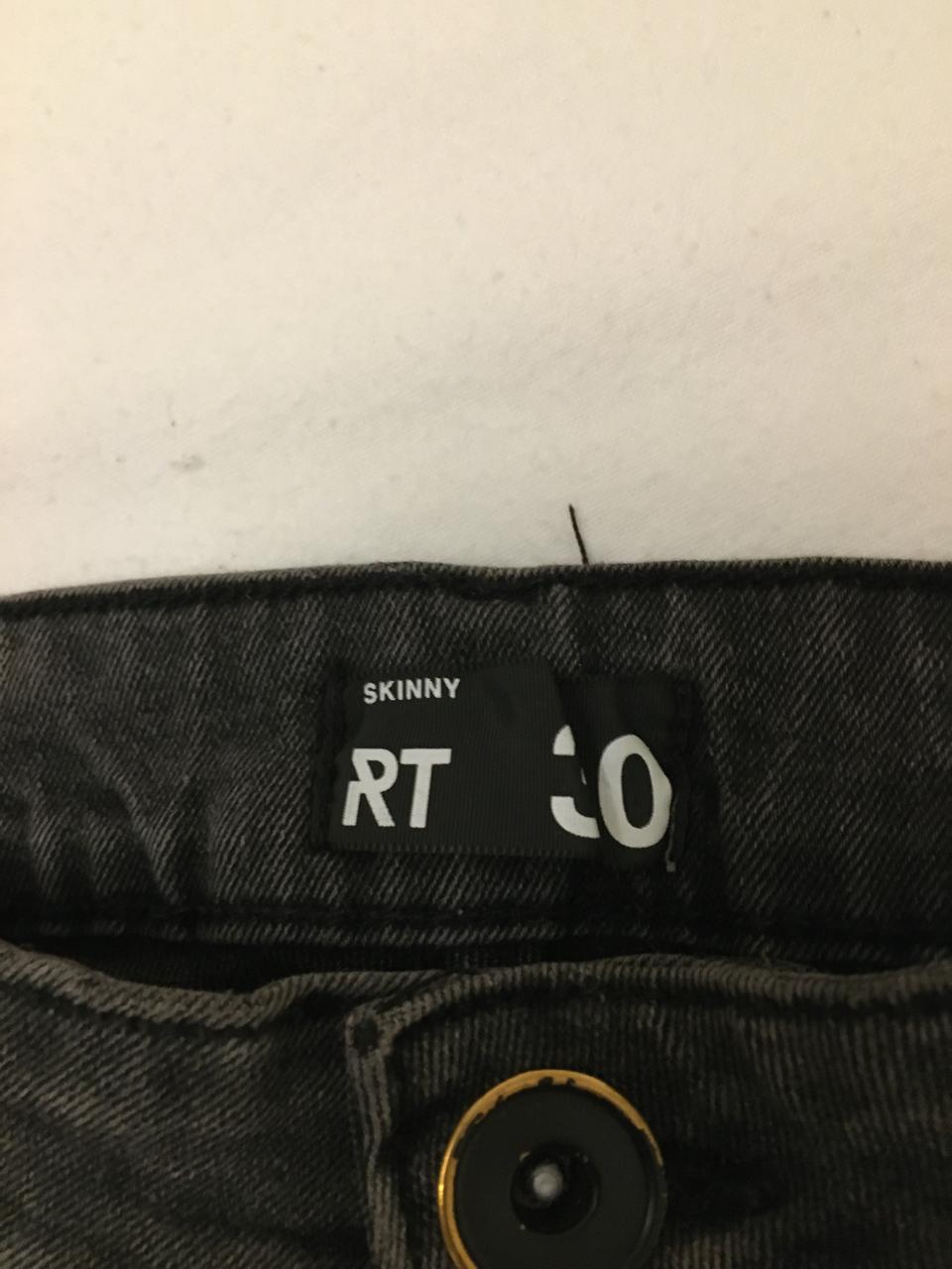 RT Denim Skinny Fit Shorts