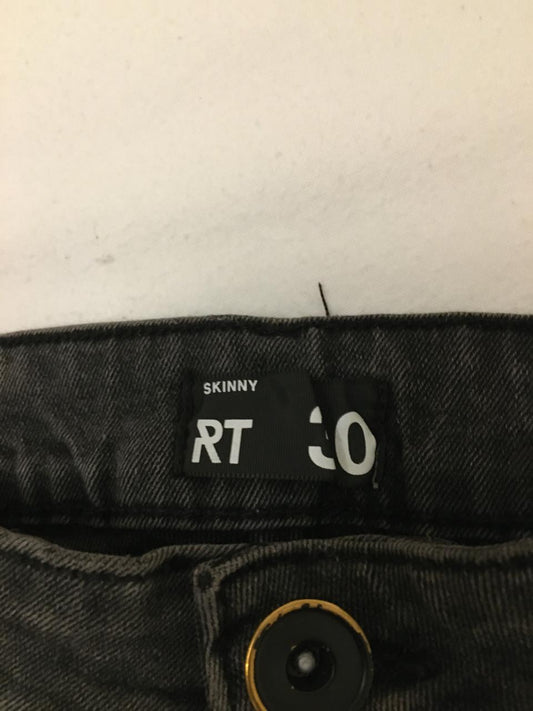 RT Denim Skinny Fit Shorts