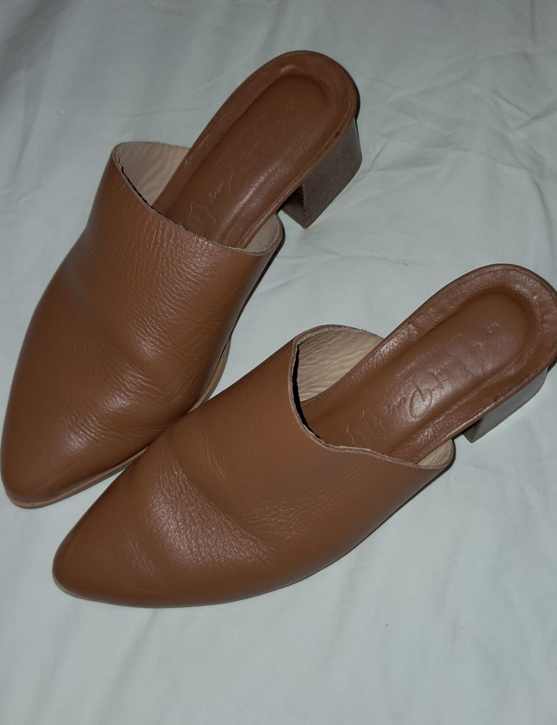 Sweet Pea Leather Heels