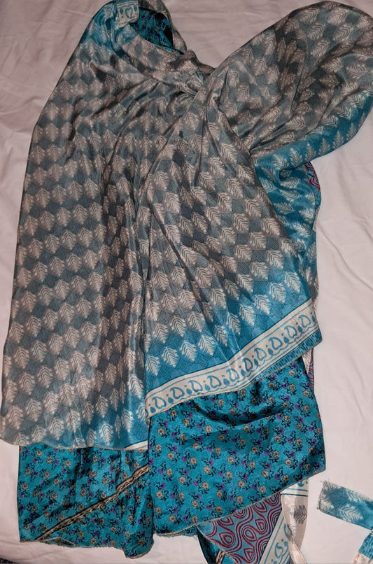 Silk Wrap Around Skirt