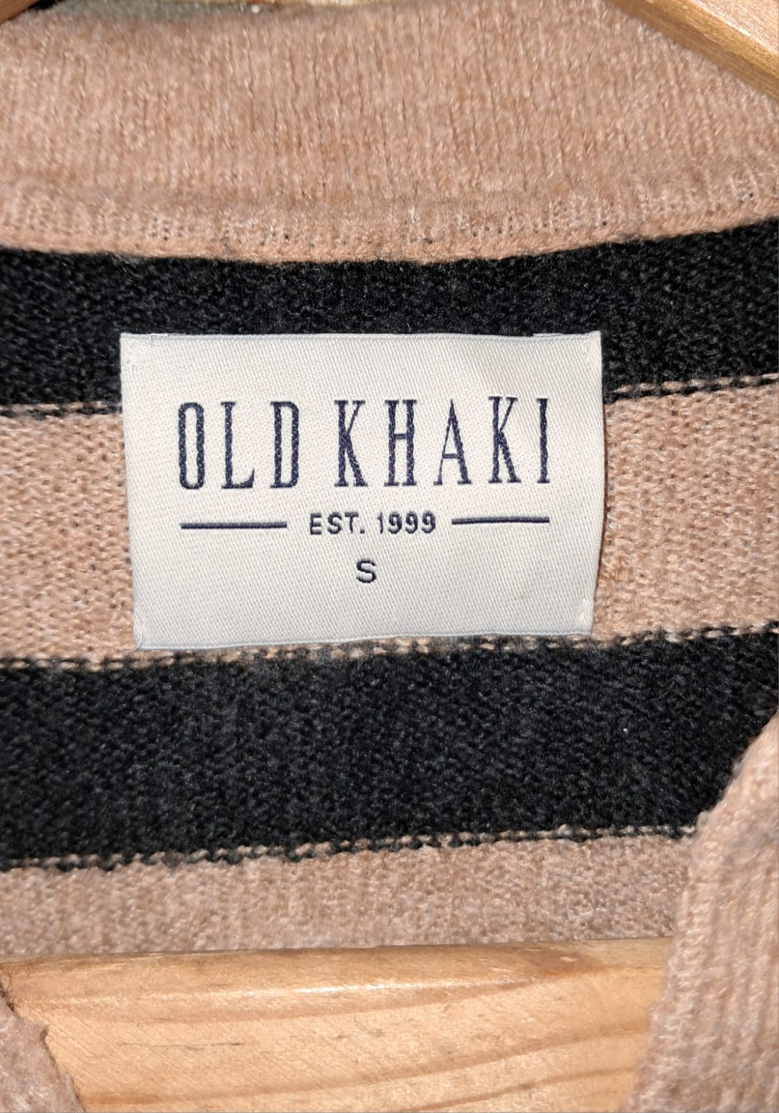 Old Khaki Striped Jersey