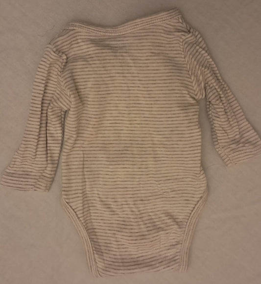 H&M Baby Grow - Striped Newborn