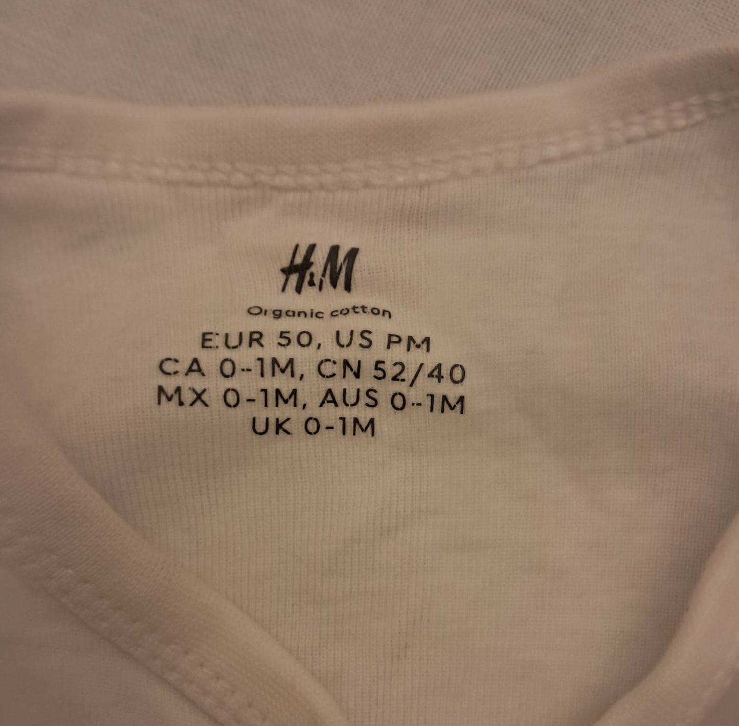 H&M Baby Grow - Newborn