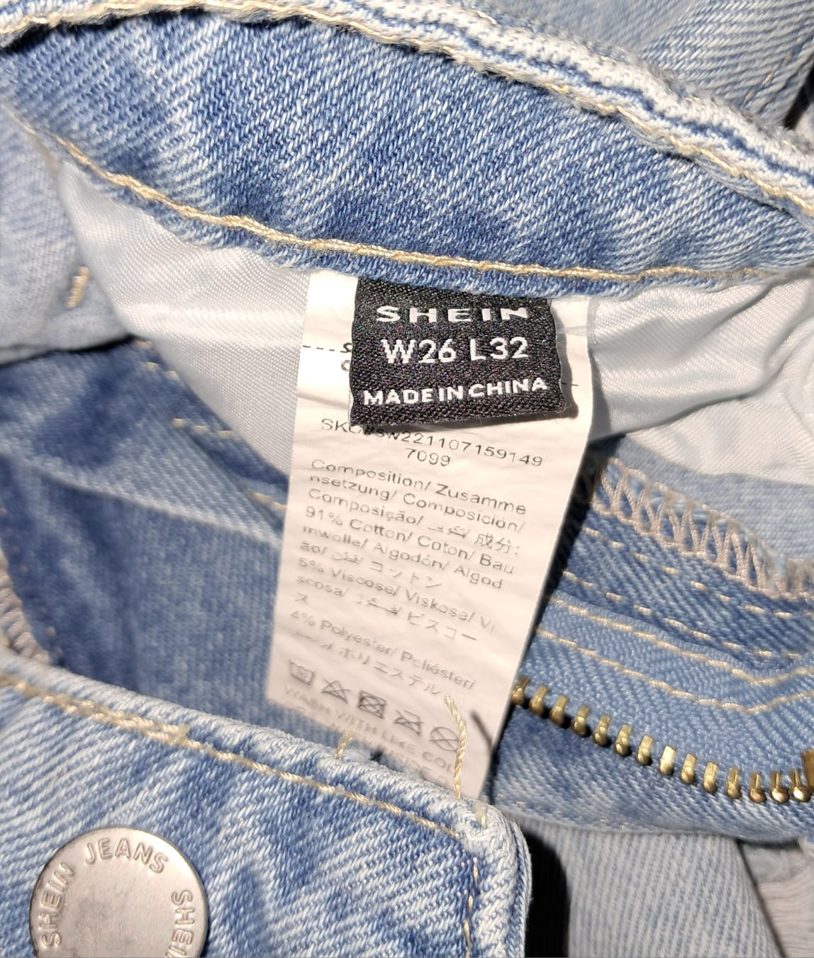 Shein Holey Jeans