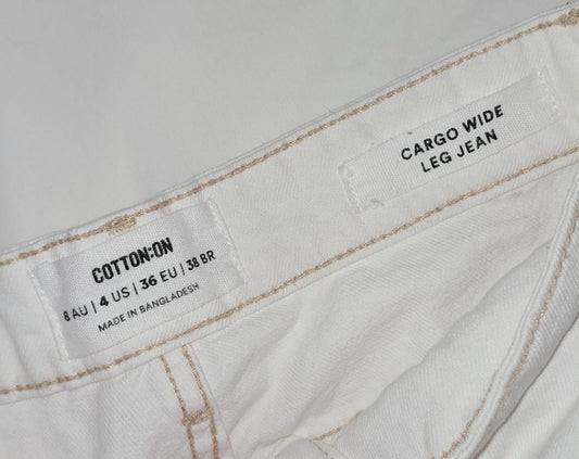 Cotton On Cargo Wide Leg Jeans