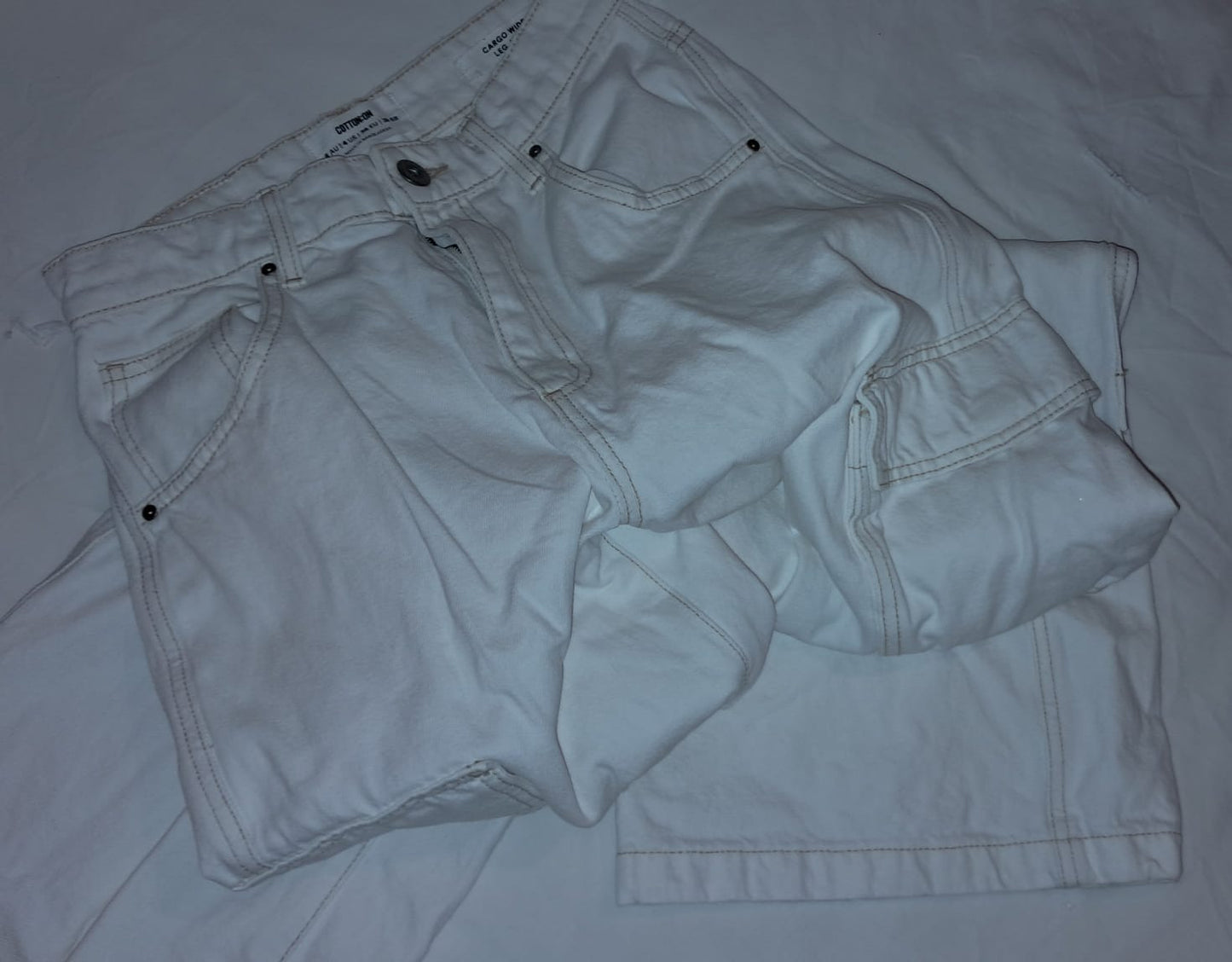 Cotton On Cargo Wide Leg Jeans