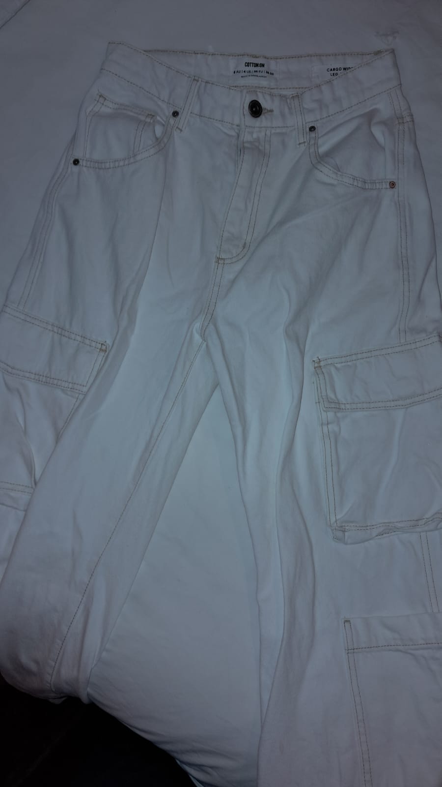 Cotton On Cargo Wide Leg Jeans