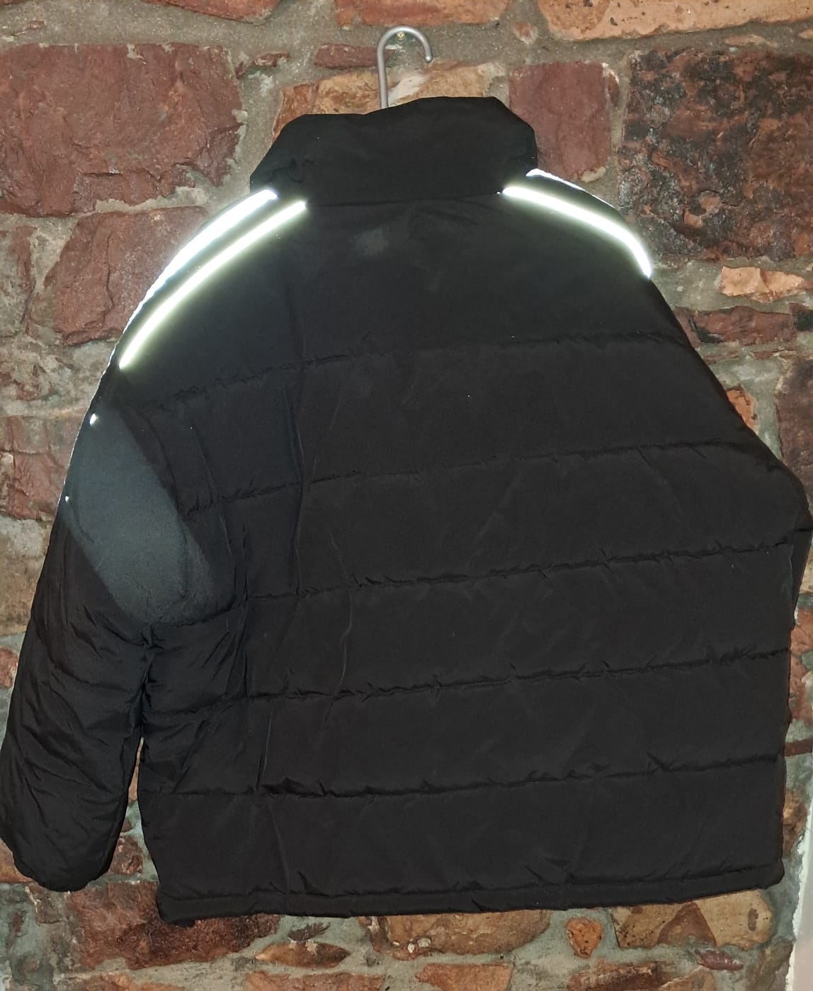 Shein Puffer Jacket with Reflective sleeves