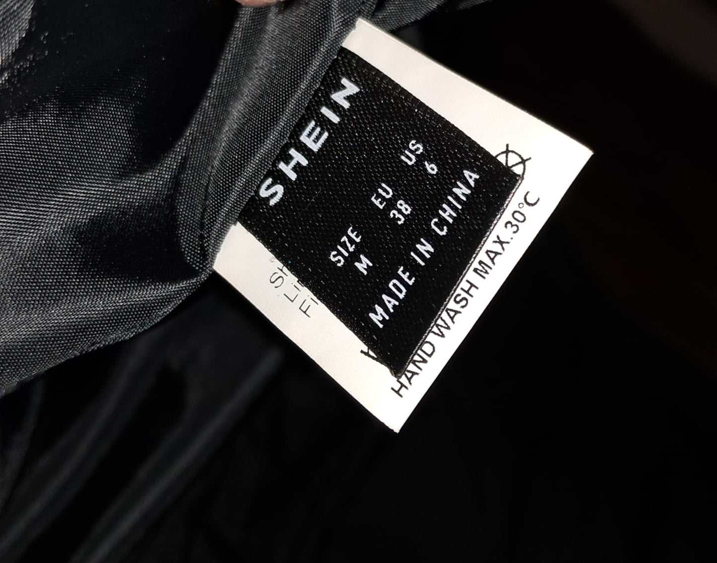 Shein Puffer Jacket with Reflective sleeves