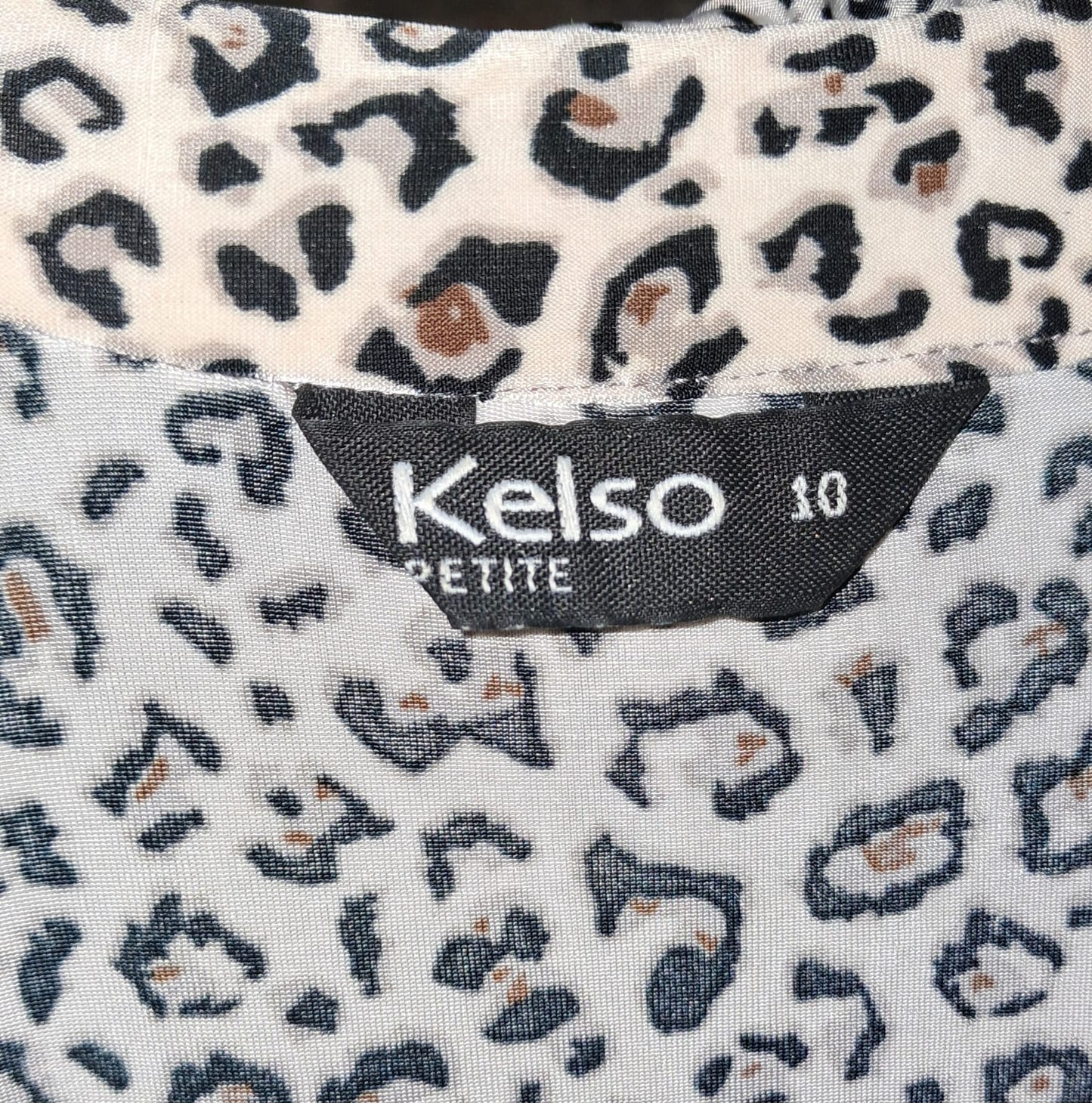 Kelso Leopard Print Sleeveless Blouse