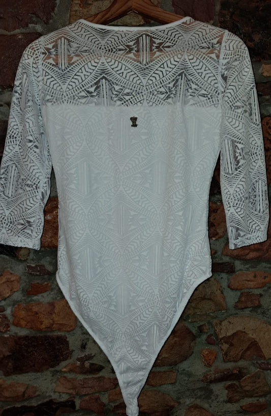 Ginger Mary White Bodysuit