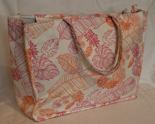 Floral Beach Bag