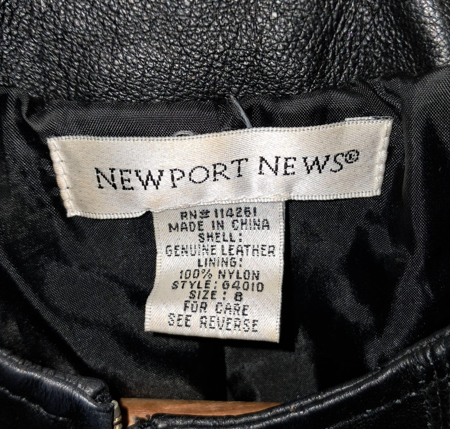 Newport News Leather Jacket