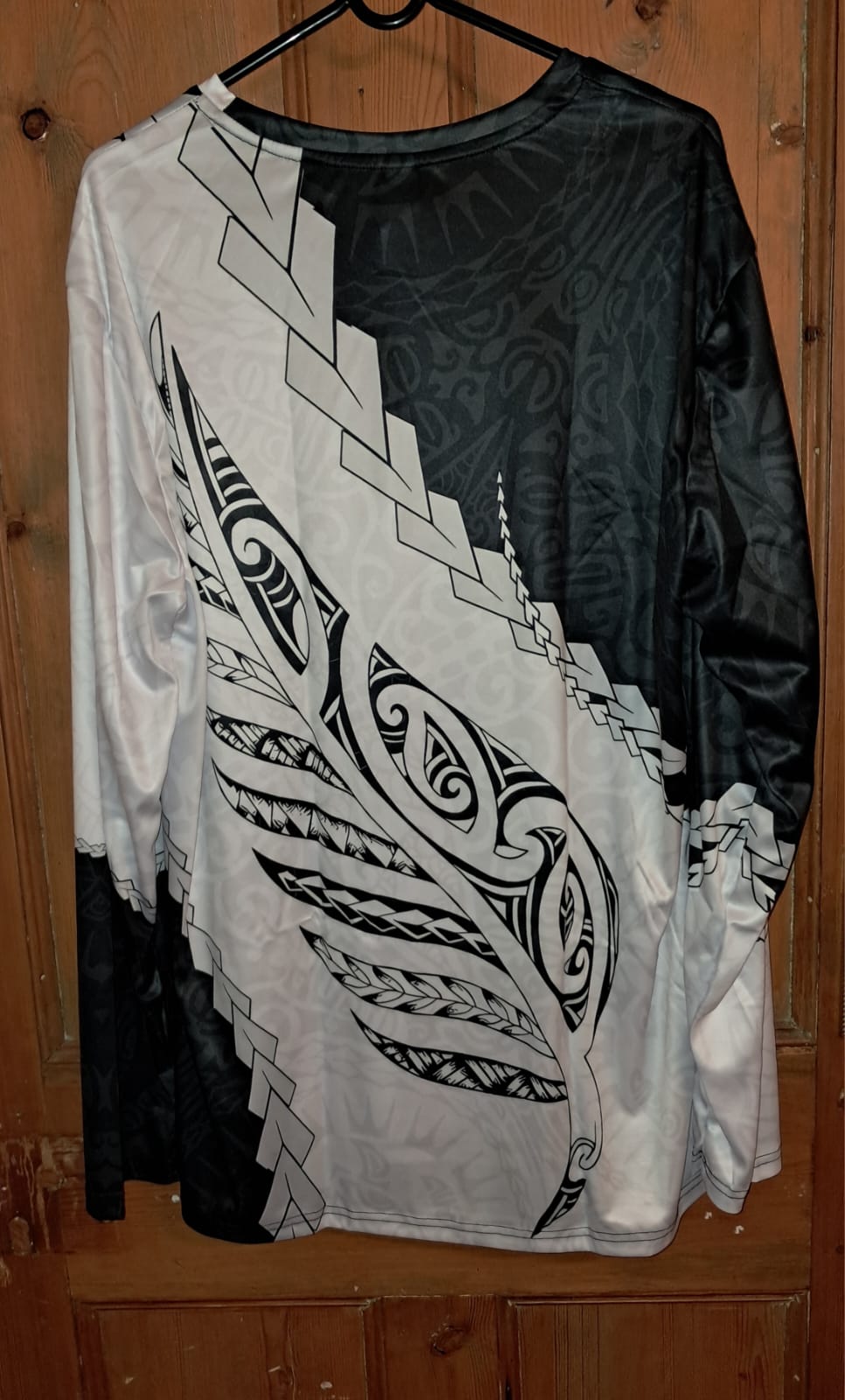 Patterned Long Sleeve Top