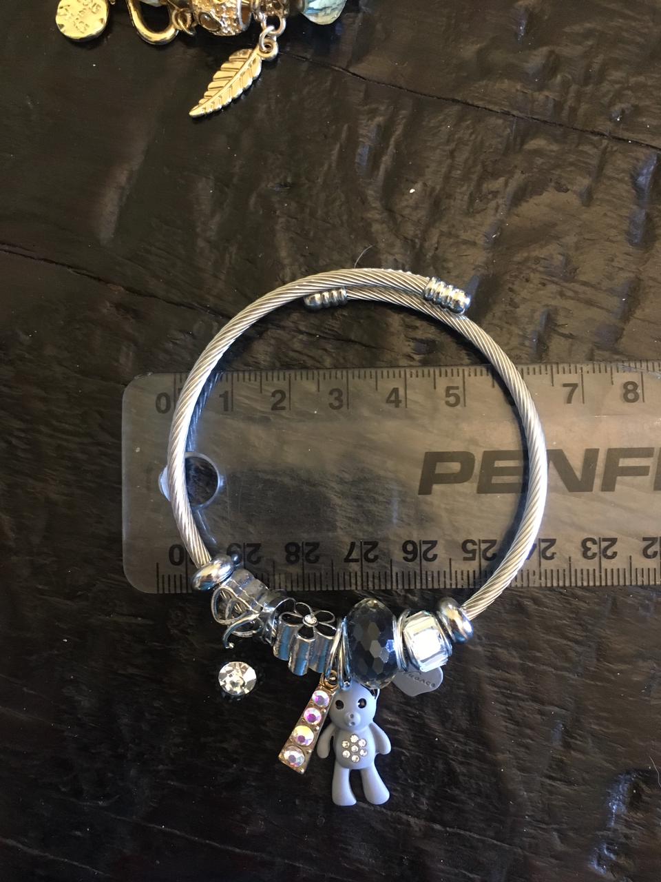 Grey Teddy Bracelet