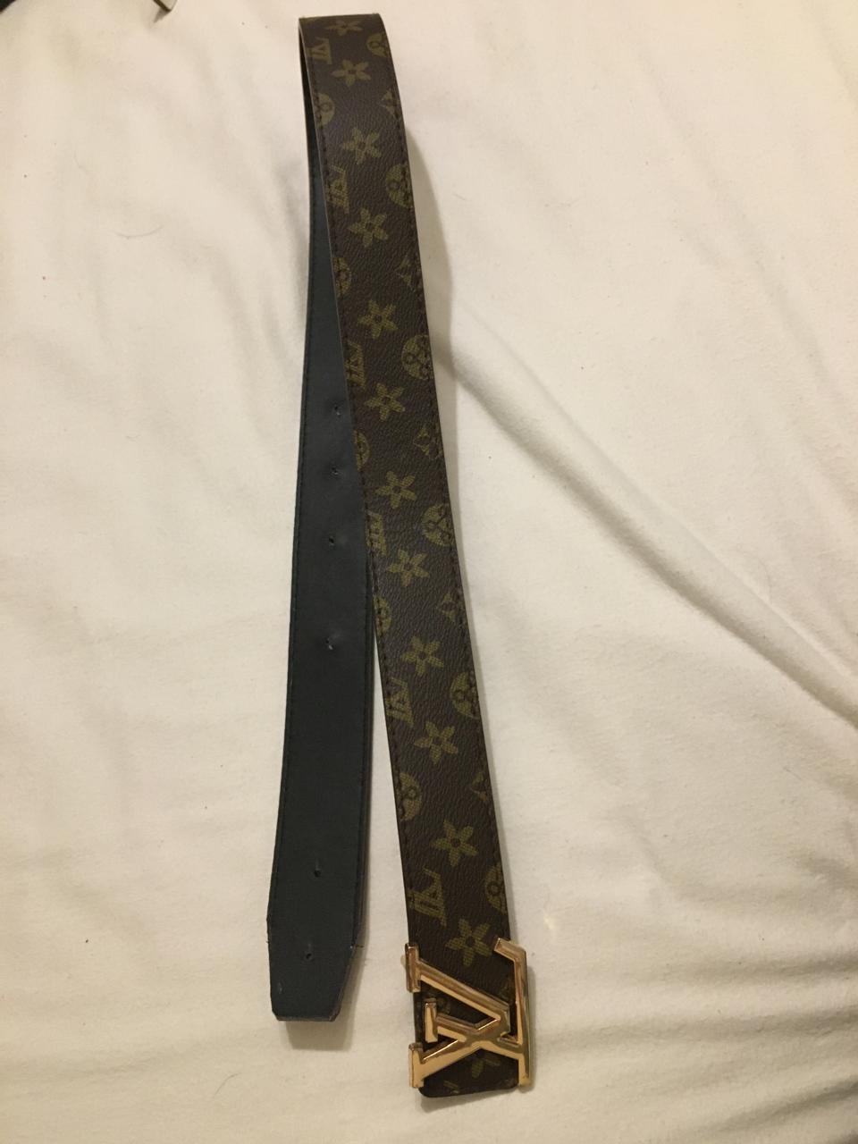 Faux LV Belt