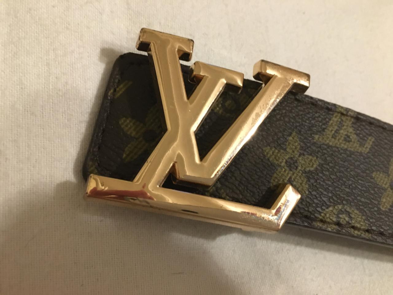 Faux LV Belt