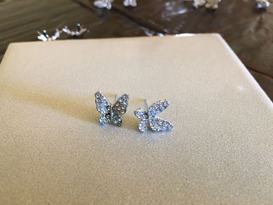 Stone Butterfly Earrings