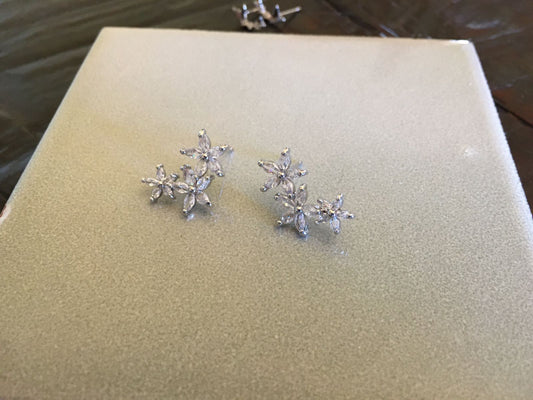 3 Star Earrings