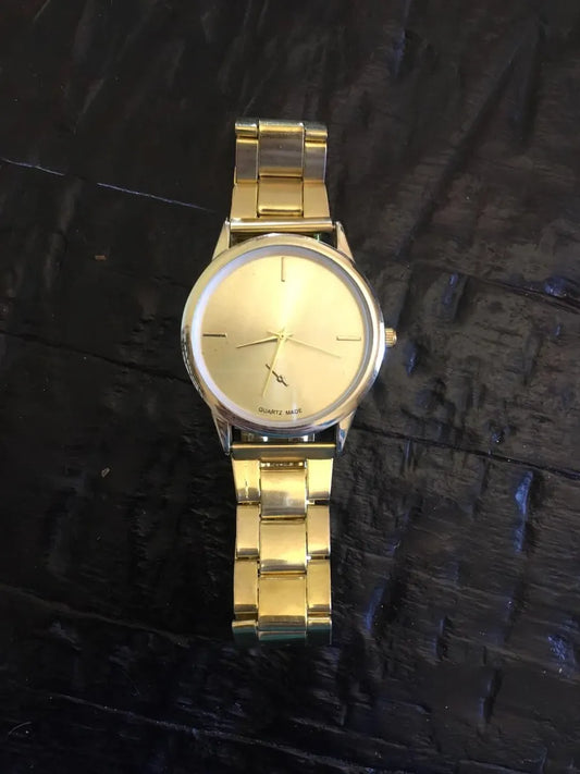Gold Link Watch
