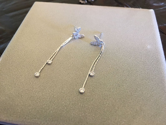 Butterfly String Earrings