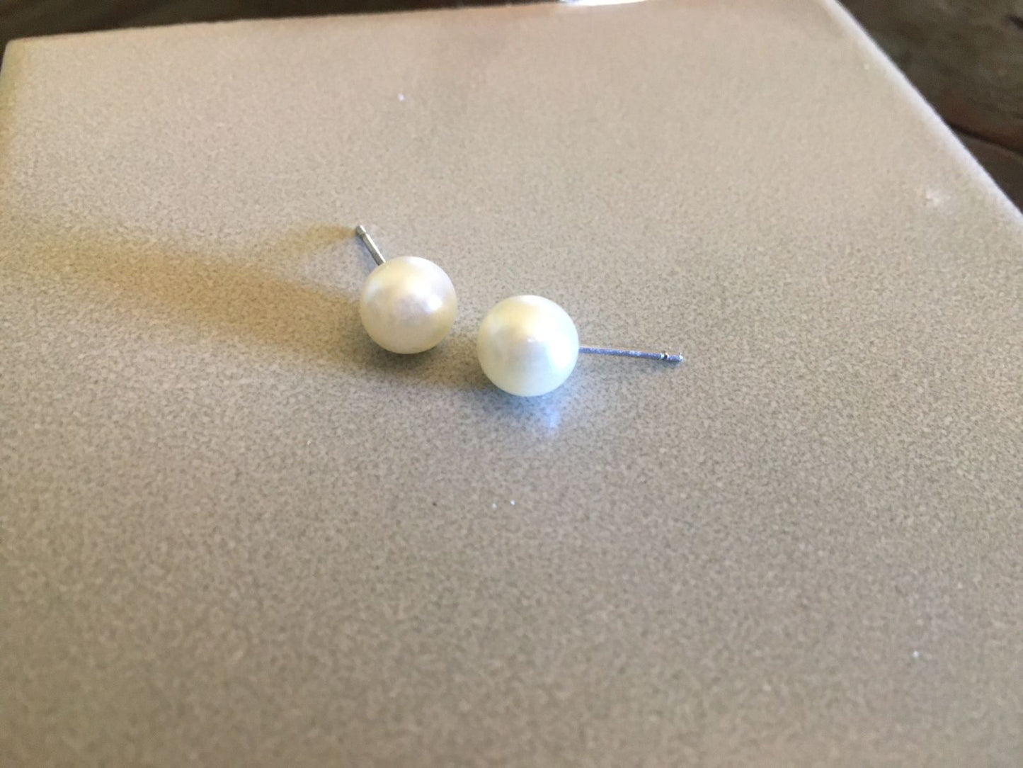 Faux Pearl Earrings