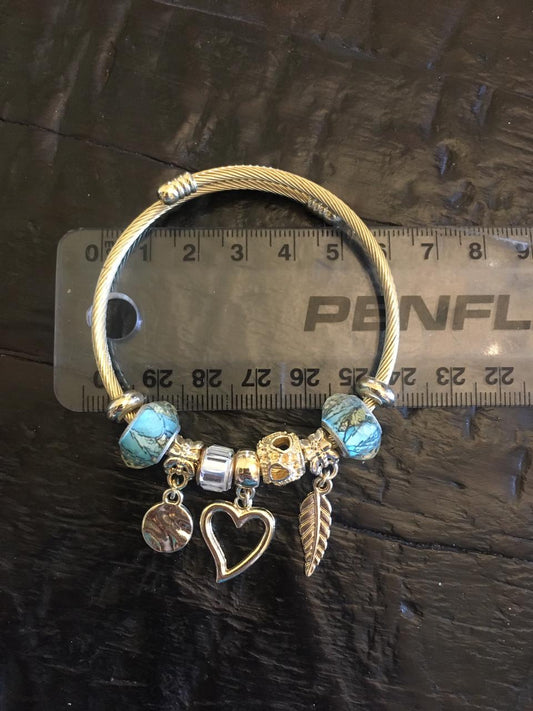 Gold Aqua Bracelet