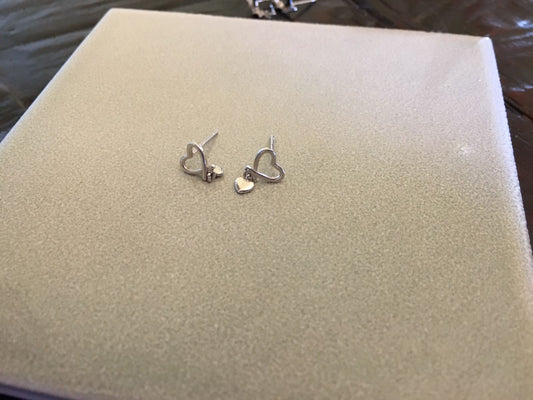 Hanging Heart Earrings