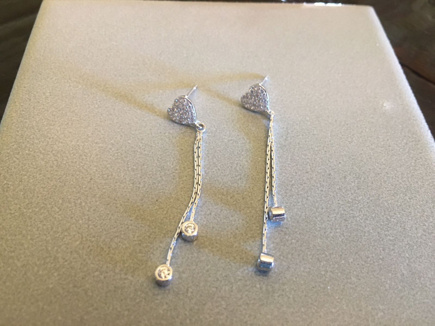 Heart String Earrings