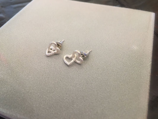 Heart in Heart Earrings