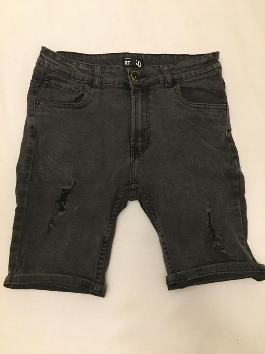 RT Denim Skinny Fit Shorts