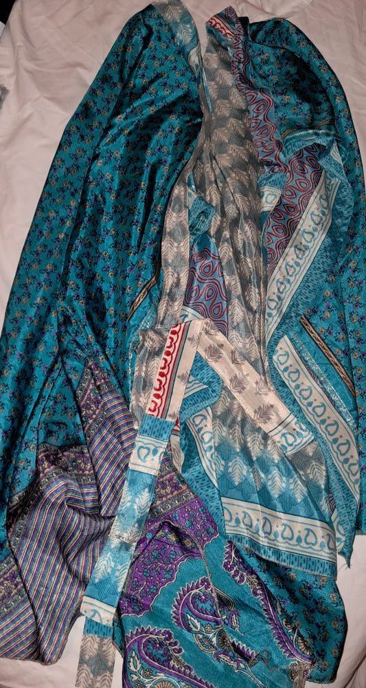 Silk Wrap Around Skirt