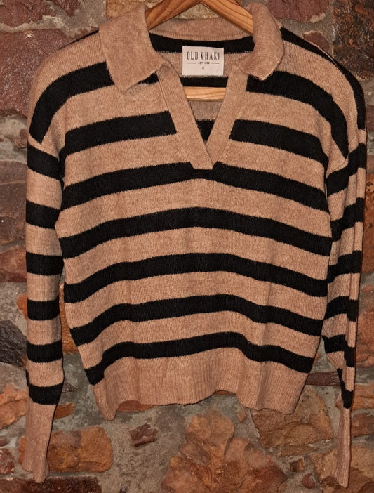 Old Khaki Striped Jersey
