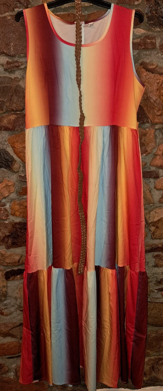 MultiColour Striped Dress