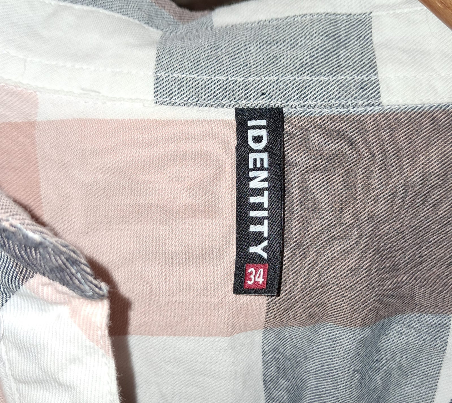 Identity Checkered Long Sleeve Top