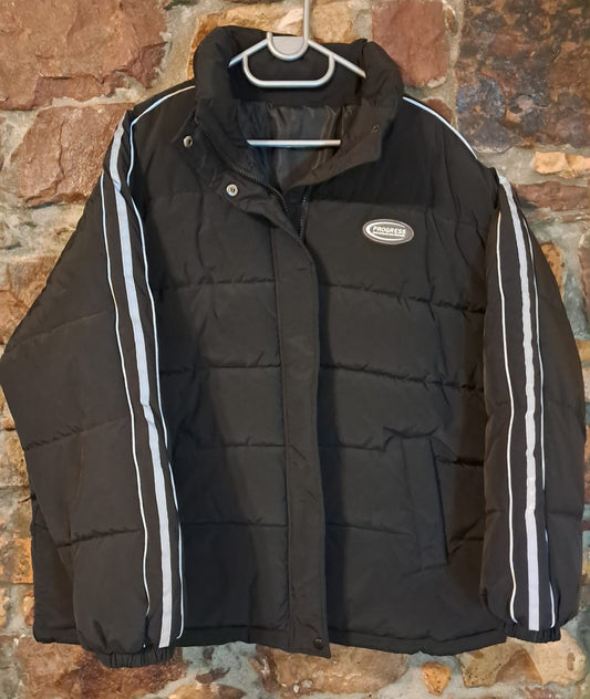 Shein Puffer Jacket with Reflective sleeves