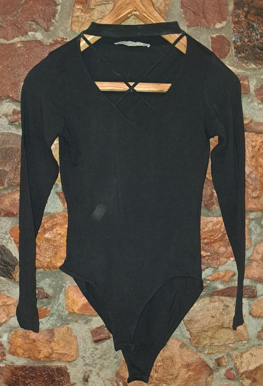 Cherokee Black Bodysuit