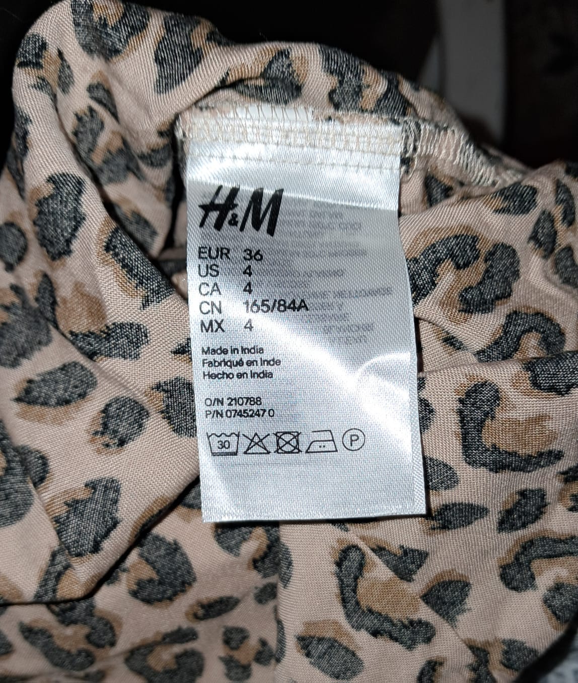 Divided Leopard Print Stappy Top