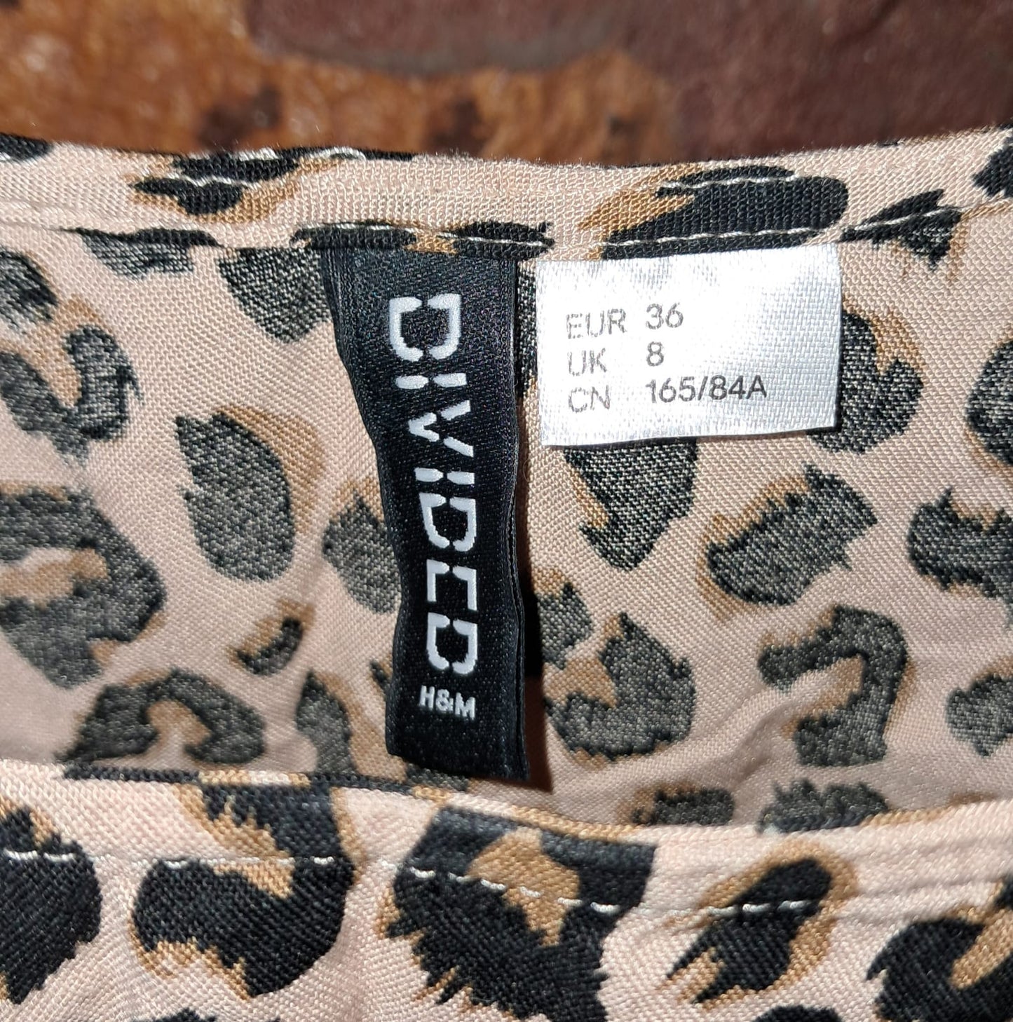 Divided Leopard Print Stappy Top