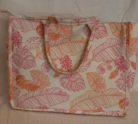 Floral Beach Bag