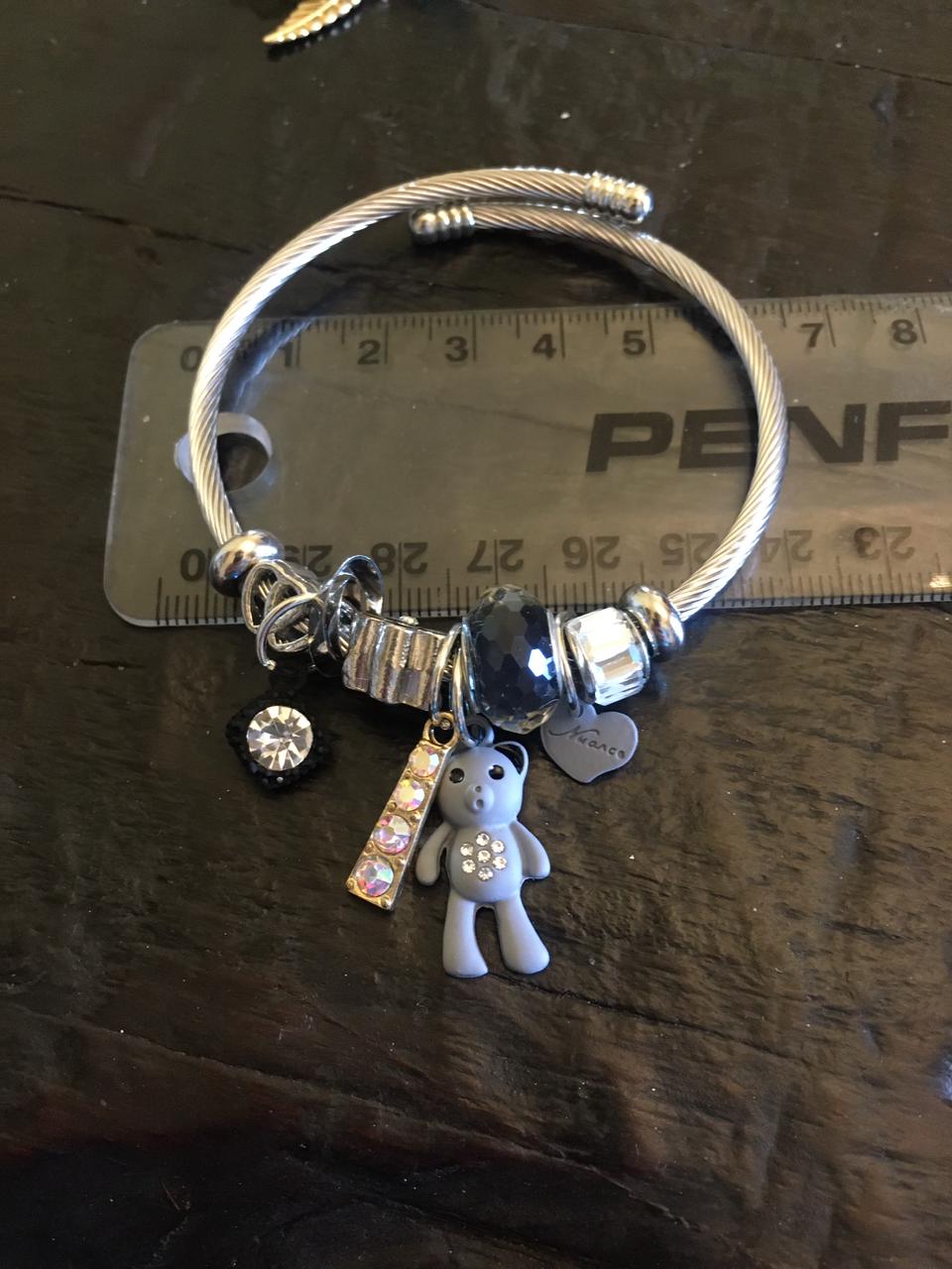 Grey Teddy Bracelet
