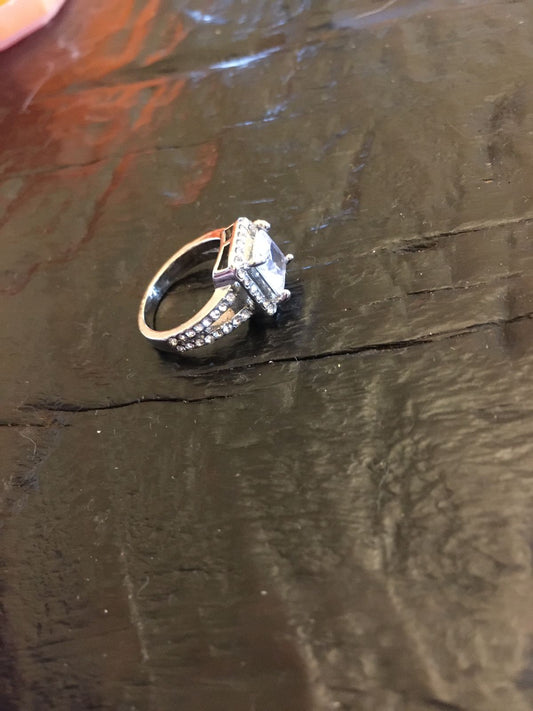 Square Stone Ring