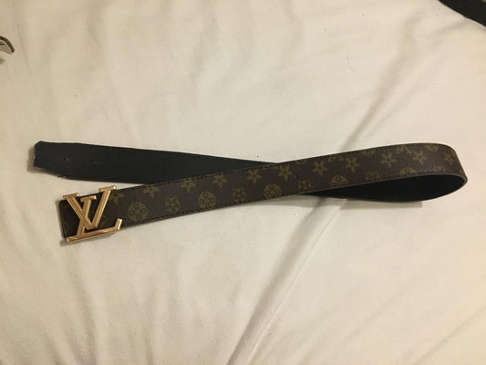 Faux LV Belt