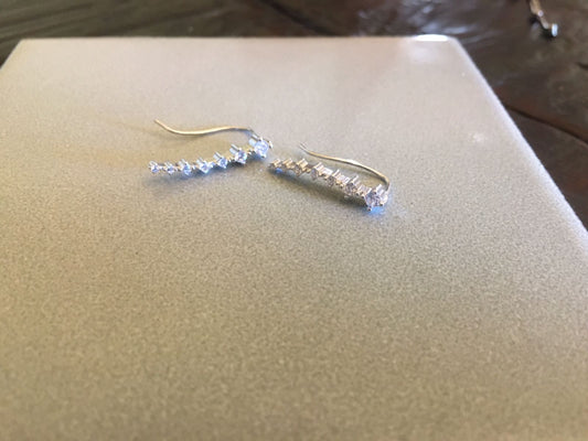 Line of Stone Earrings