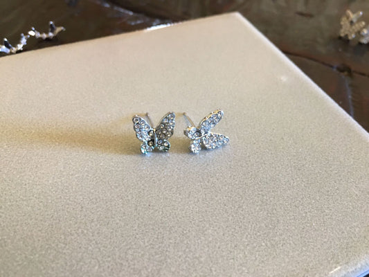 Stone Butterfly Earrings